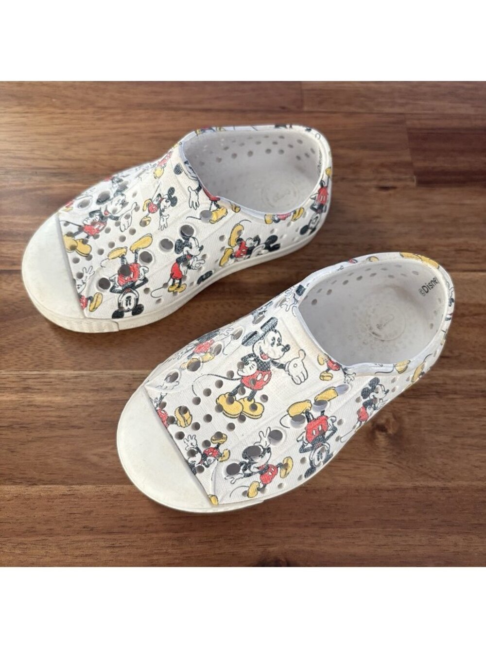 Native Jefferson Mickey Mouse Water Shoes TODDLER Size 5C Beach Disney Trip